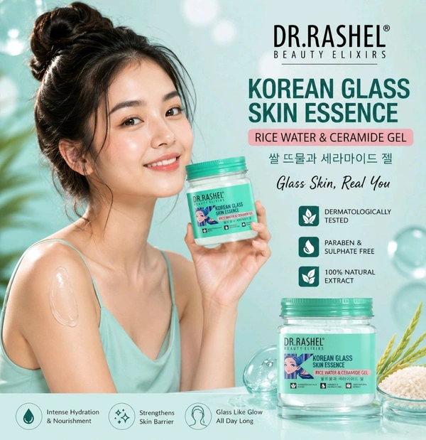 Dr. Rashel Korean Glass Skin Essence Gel 45ml | Hydrating & Brightening Formula