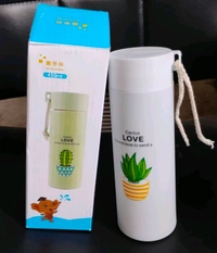 Glass Water Bottle 450ml | Leakproof Reusable Drinking Bottle