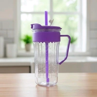 Kids Plastic Tumbler 500ml | Spill-Free Drinking Cup for Children
