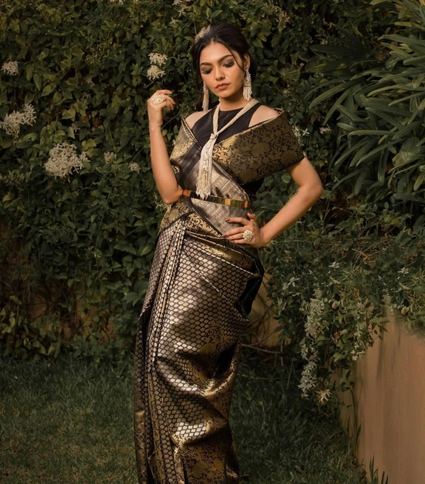 Soft Lichi Kanchipuram Silk