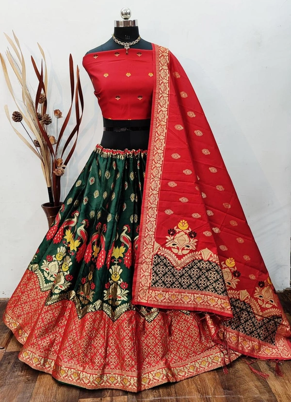 Banarasi Brocade Silk Lehenga 