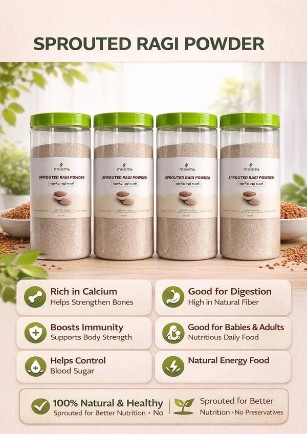 SPROUTED RAGI POWDER