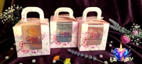 Glass Jar Candle in Floral Display Box - Vanilla Bean