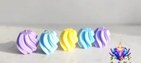 Twisted Swirl Pillar Candle - Lavender Fields