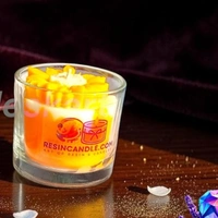 Floral Bloom Glass Jar Candle - Lavender Fields