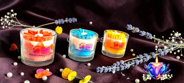 Botanical Glass Jar Candle Trio - Lavender Fields