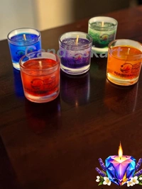 Vibrant Bubble Gel Jar Candle - Vanilla Bean