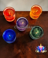 Vibrant Bubble Gel Jar Candle - Rose Water