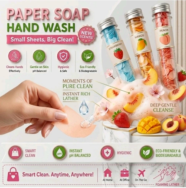 Pepper Soap In a Plastic Bottle Clean Soft Bath For Travel (1unit)