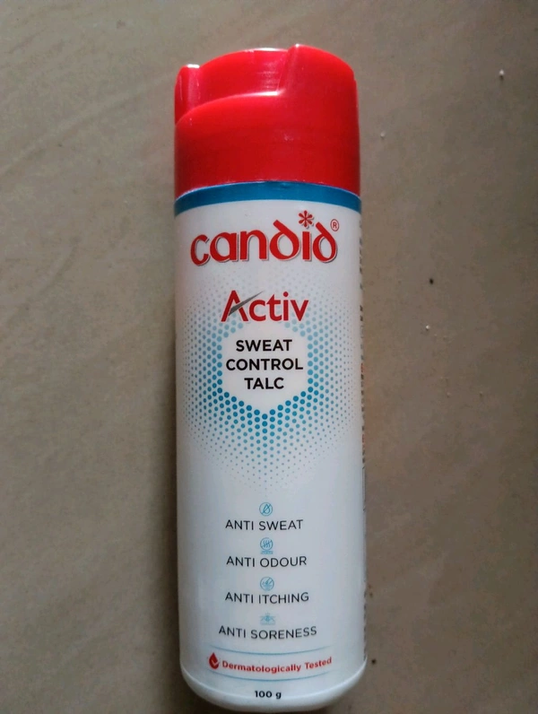 Candid Active Sweat Control Talc (100g)