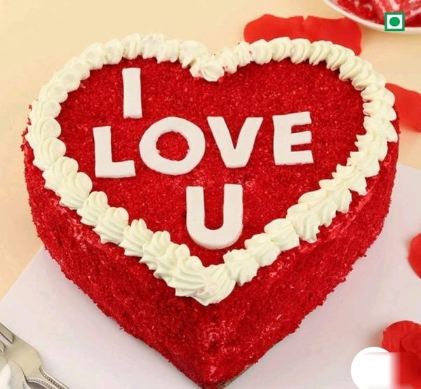 Red ♥️ Heart Cake 🎂 (500g)