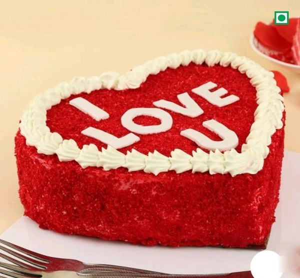 Red ♥️ Heart Cake 🎂 (500g)