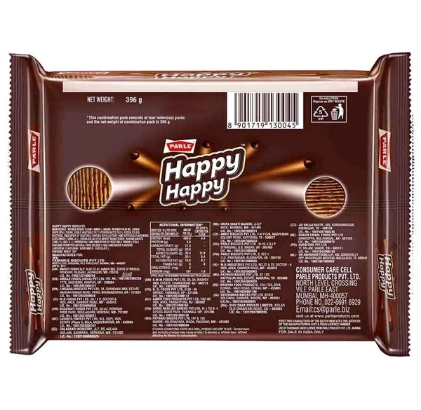 Parle Happy Happy Choco-Chip Cookies 🍪396g