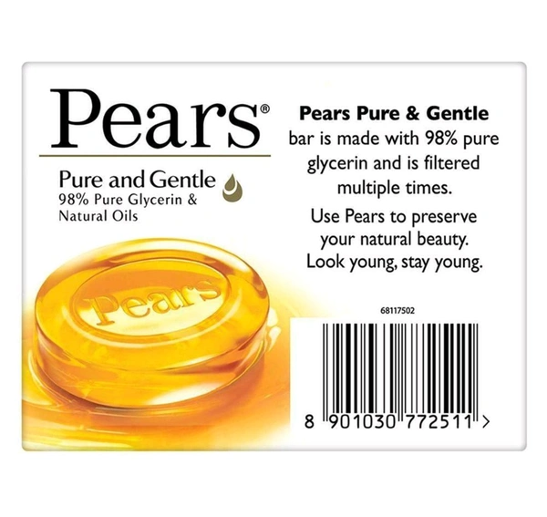 Pears Pure& Gentle Soap With Natural Oil 100g