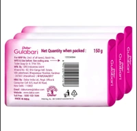 Dabur Gulabari Pure Rose 🌹 Soap 150g( Pack Of 3)