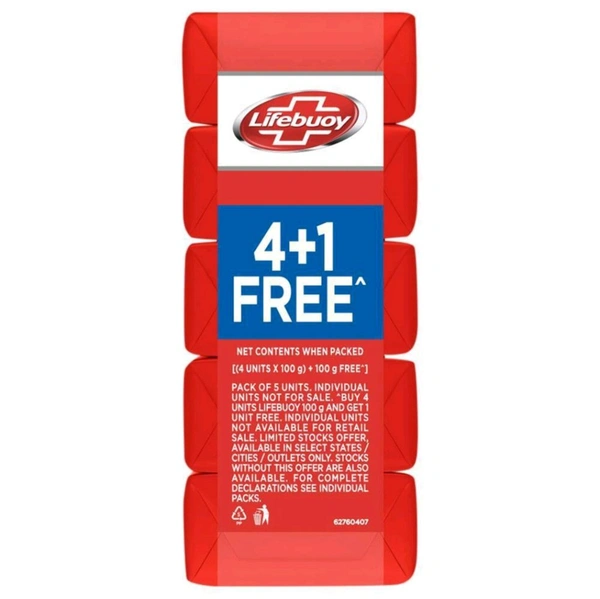 Lifebuoy Expert Defence+Soap 100g (Pack Of 5)