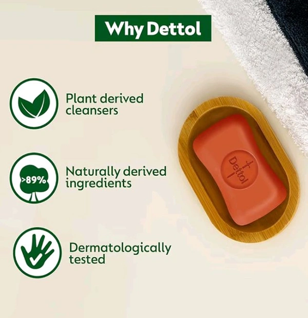 Dettol Original Bathing Soap Bar with 12 HR protective 45g