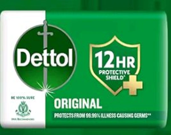 Dettol Original Bathing Soap Bar with 12 HR protective 45g
