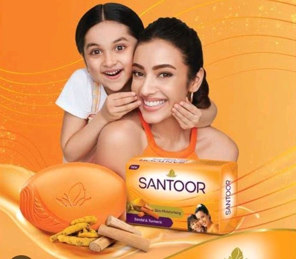 Santoor Sandalwood & Turmeric Skin Care Soap 36g