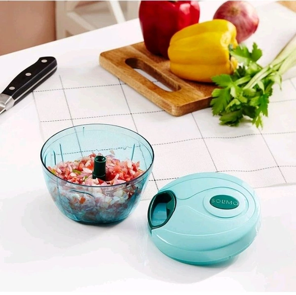 Mega Value Handy And Compact Copper With 3 Blades For Effortlessly Chopping Vegetable & Fruits