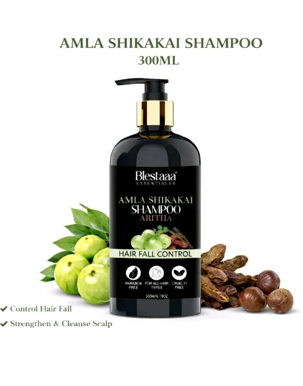 Herbal Essential Amla & Reetha Hair Shampoo Anti-Hair fall (300ml)