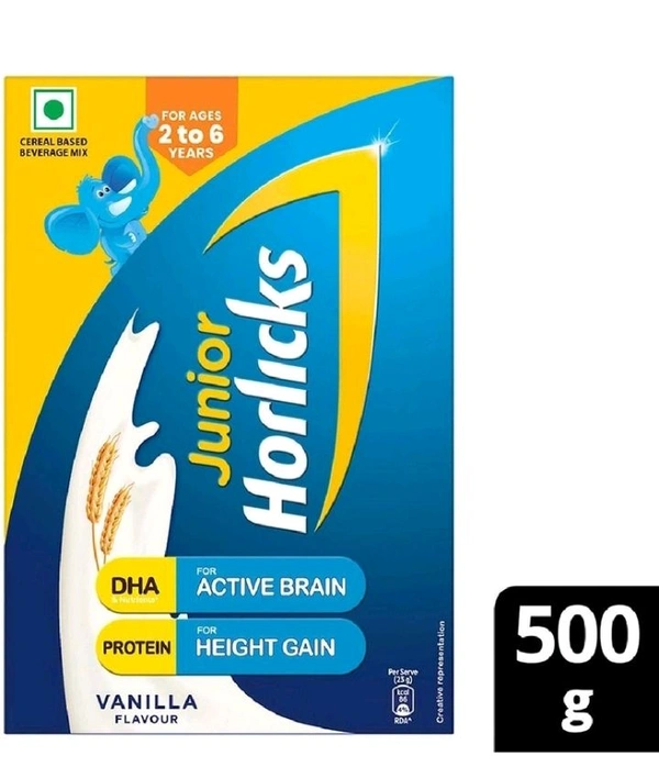 Junior Horlicks Vanilla BiB 500g