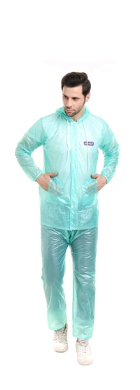 Men Solid Multicolour Raincoat Free size Pack Of One