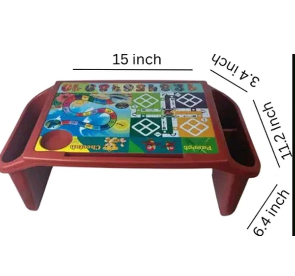 Plastic Study Table Finish Colour Multi -pre Assembled