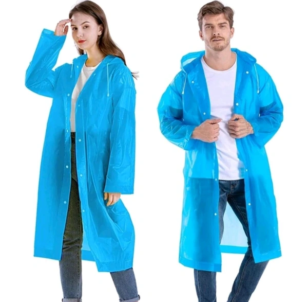 Regular Solid Raincoat Pack Of One