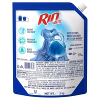 Rin Matic Top Load Bright Lock Technology Liquid Detergent 2 Kg