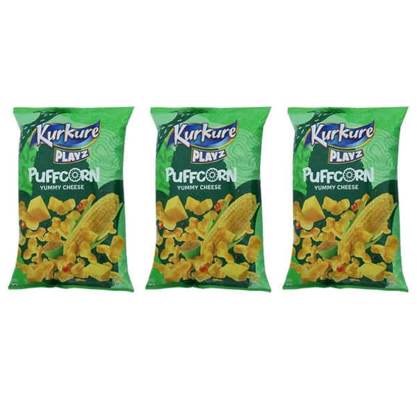 Kurkure Cheese Puffcorn Pack of 3 55 g