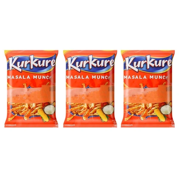 Kurkure Masala Munch Combo Pack 197 g (Pack of 3)
