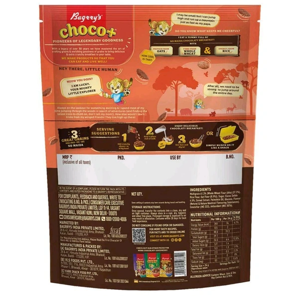 Bagrry's Choco+ With 3 Great Grains 275 g