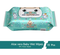 99% Pure water baby wet Wipes-lid-pack-1-72-wipes Mamma Love