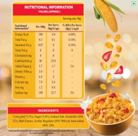 Kwality Corn Flakes, Natural Source Of Vitamins, Iron & Proteins, Breakfast Cereals Pouch 500g