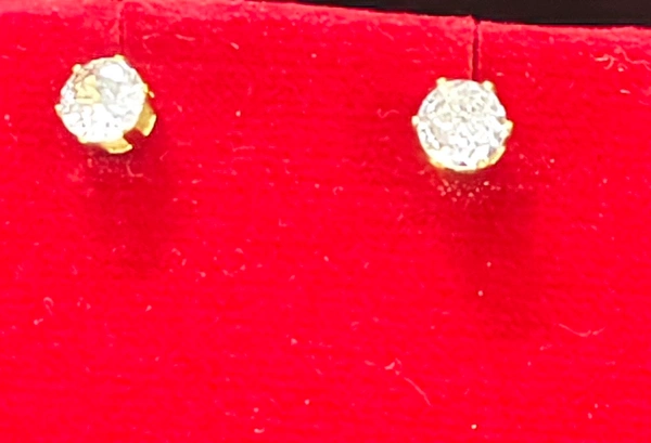 Simple Stone Earrings
