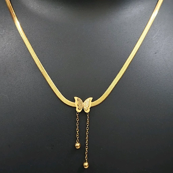 Stainless Steel Butterfly Neckpiece