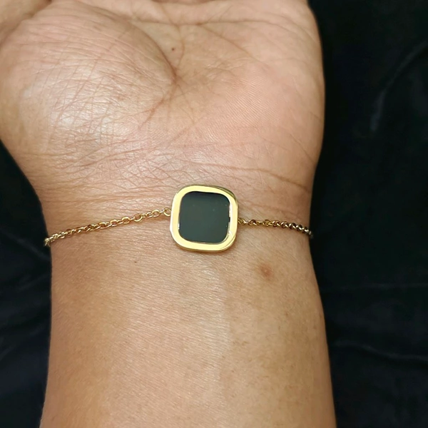 Single Square Stone Bracelet