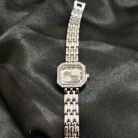 Stainless Steel Black Dial Watch