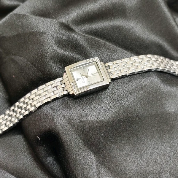 Rectangle Dial Watch - silver