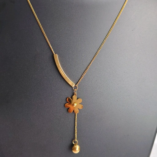 Single Floral Pendant Neckpiece
