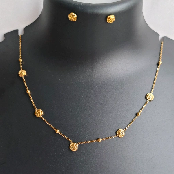 Rose Necklace Set