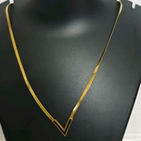 V Pendent Snake Chain Neckpiece