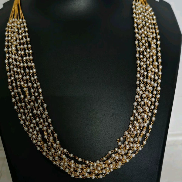 8 Layer Pearl Necklace