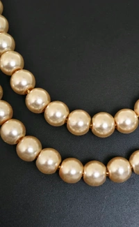 Light Golden Double Layer Necklace Set