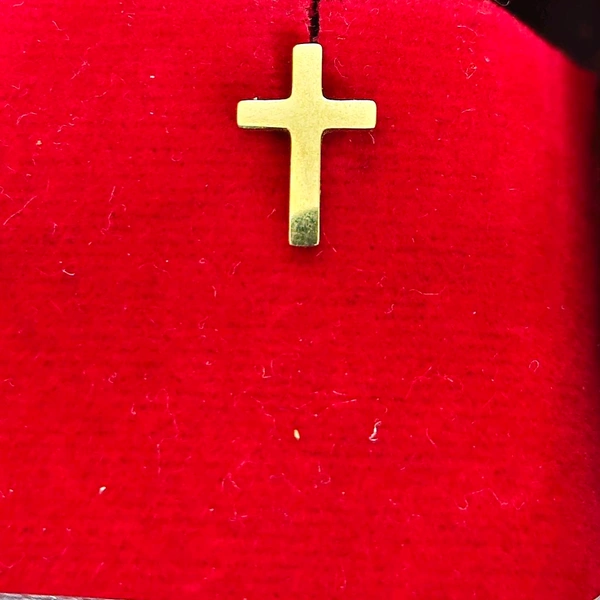Stainless Steel Cross Stud For Men