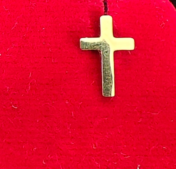 Stainless Steel Cross Stud For Men