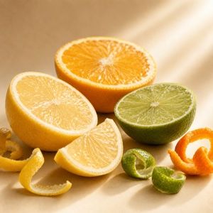 Citrus slices and zest