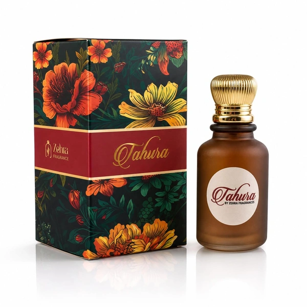 ZEHRA 50ml Tahura Eau De Perfume for Long Lasting Fragrance Upto 8 to 10 Hours | Skinn Firendly Premium Perfume for Man & Woman | Best Perfume Gift Choice With Notes of Saffron Cardamom Oud Rose Patchouli