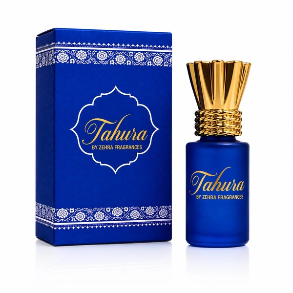 ZEHRA 6ml Tahura Attar for Long Lasting Fragrance Upto 8 to 10 Hours | Alcohol free Pure Itra for Man & Woman | Luxury Gift Choice With Notes of Jasmine Amber Wood Musk (Tahuraa)